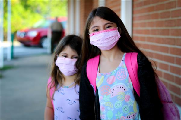 students smile on first day of school